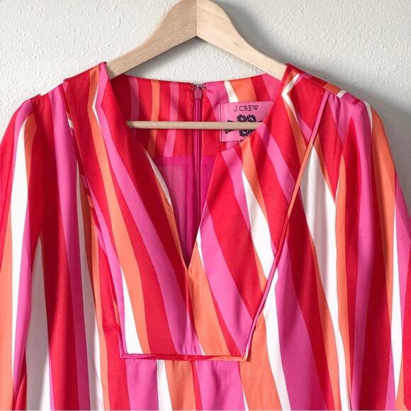 NEW J.CREW Collection ‘Ratti Stripe’ Kaftan Tunic Dress Size 4 - Picture 4 of 7